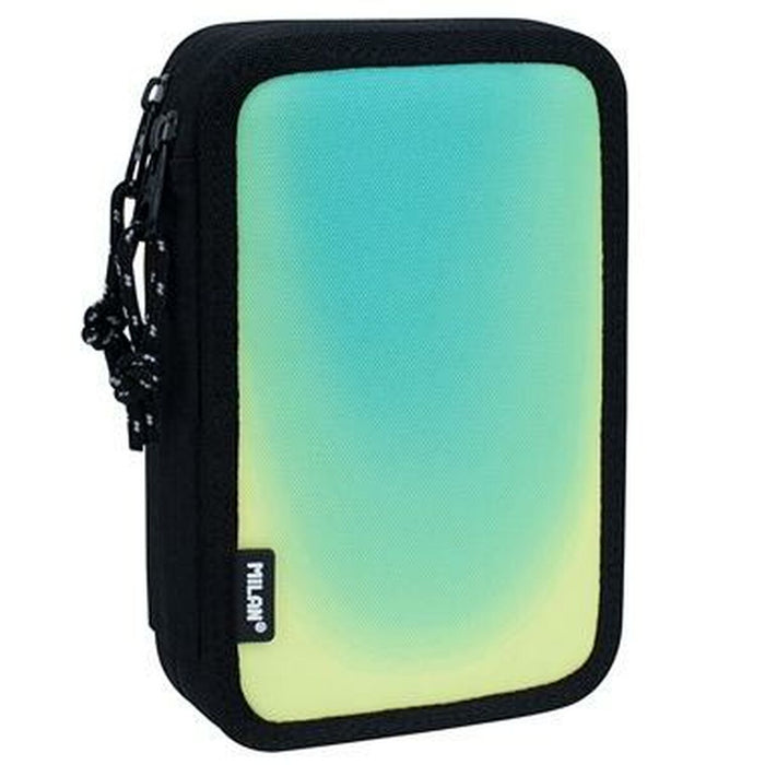Creion dublu Milan Sunset Negru Verde 34 Piese 19,5 x 13 x 5 cm