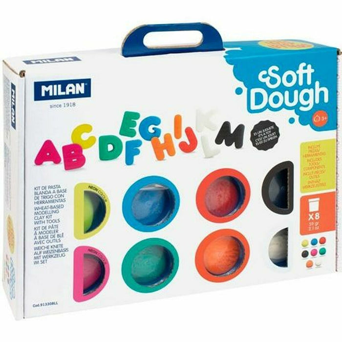 Joc Creativ de Plastilină Milan Many Letters Alfabetul 37 Piese