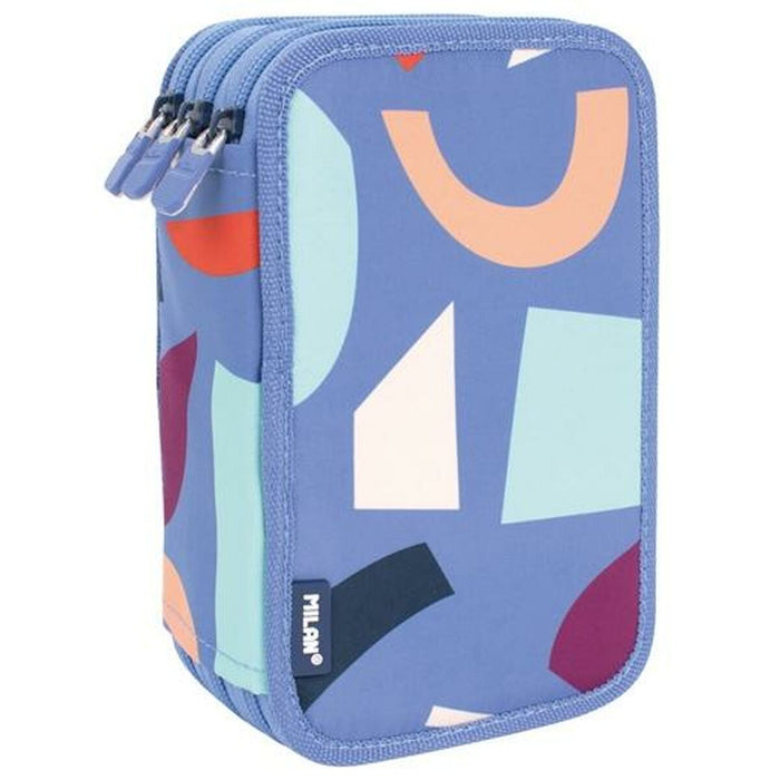 Penar Triplu Milan Animals Albastru 19,5 x 13 x 7,5 cm