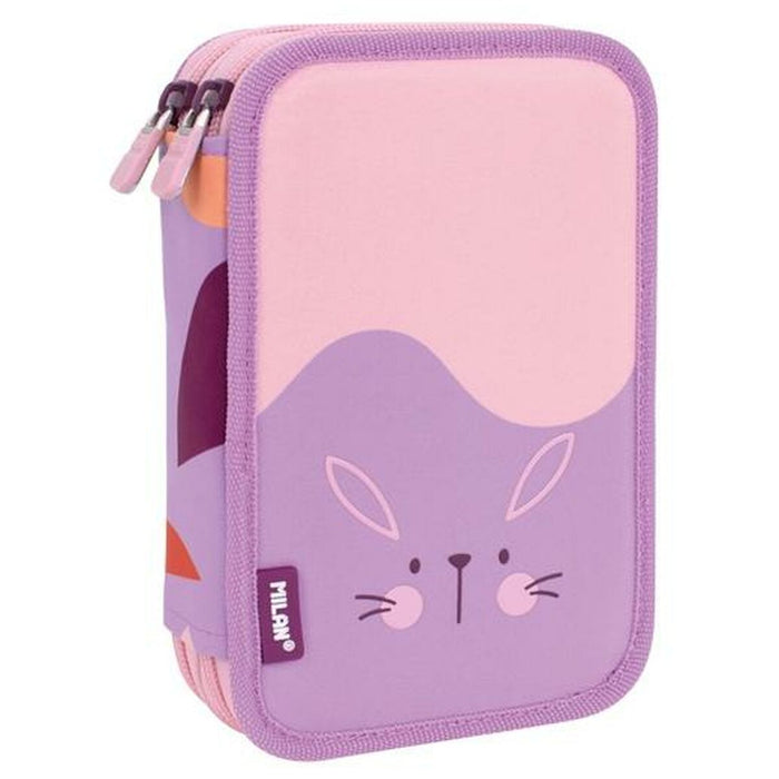 Creion dublu Milan Animals Violet 19,5 x 13 x 5 cm