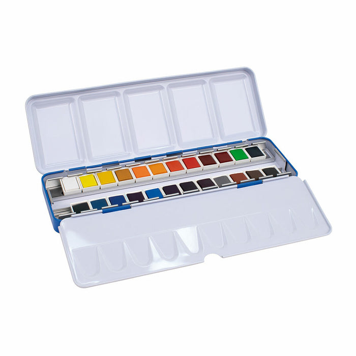 Set de vopsele acuarele Milan Godet carcasă metalică