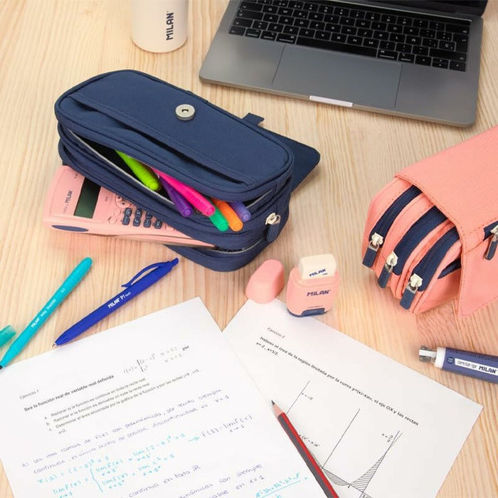 Penar Școlar Milan Serie1918 Albastru 13 x 24 x 10 cm