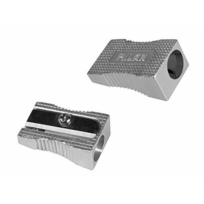 Ascuțitoare Milan Argintiu Aluminiu 20 Piese