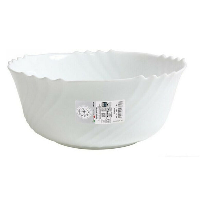 Salatieră Bormioli Rocco Ebro Alb Sticlă 23 cm
