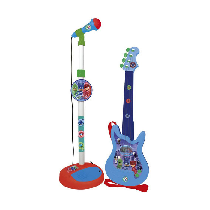 Chitară pentru Copii PJ Masks Microfon Albastru