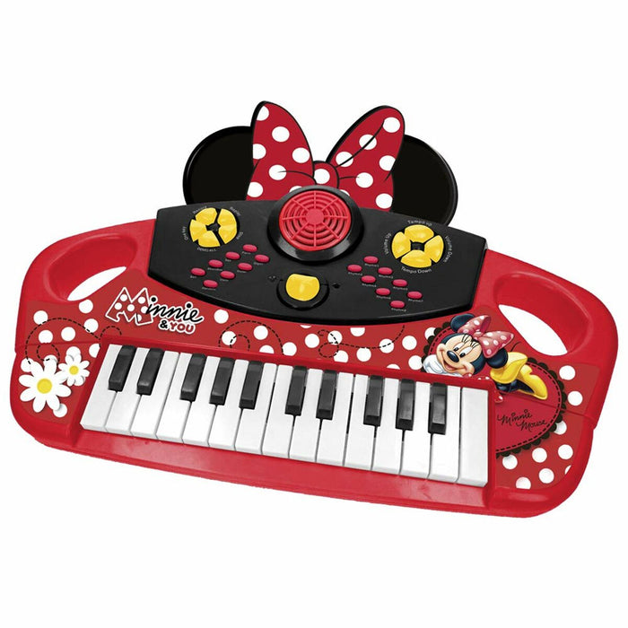 Pian jucărie Minnie Mouse Roșu Electronic
