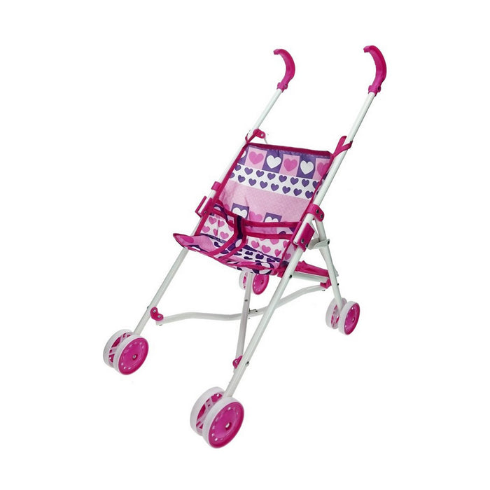 Cărucior pentru Păpuși Reig Albastru Roz Pliabil 25,5 x 41,5 x 55,5 cm