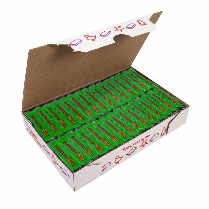Plastilină Jovi Verde deschis 50 g (30 Piese)