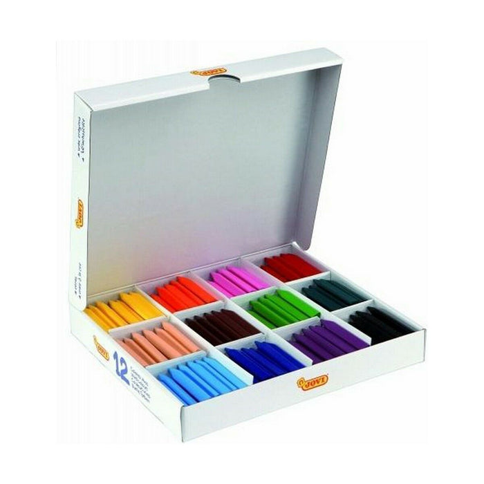 Creioane ceară colorate Jovi Jovicolor 300 Unități Cutie Multicolor