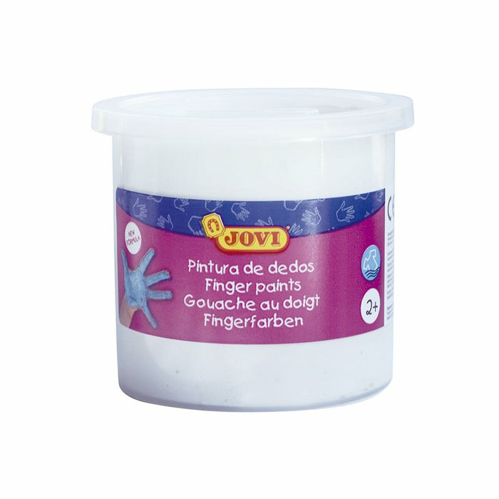 Vopsea pentru pictură cu degetele Jovi 5 Unități Vopsea pentru pictură cu degetele Alb 125 ml
