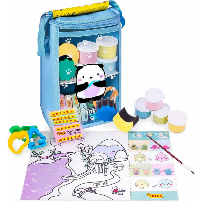 Joc Creativ de Plastilină Jovi MY ARTS&CRAFTS Multicolor Geantă de Umăr Albastru