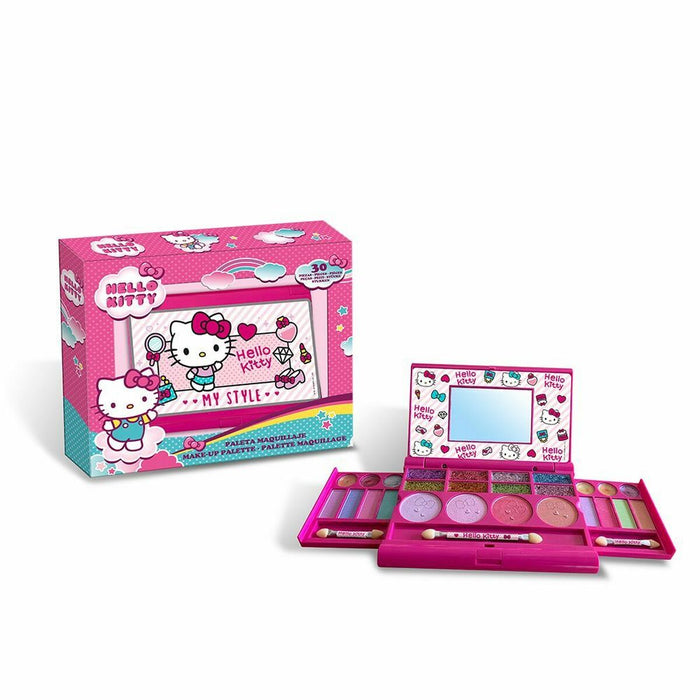 Set de Machiaj pentru Copii Hello Kitty Hello Kitty Plumier Alumino Maquillaje 18 Piese (18 pcs)