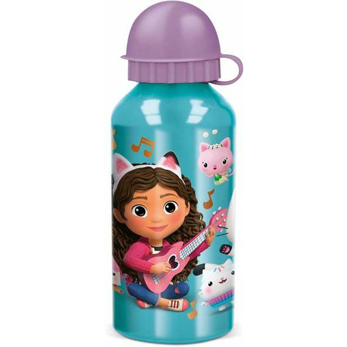 Sticlă (de pus lichide) Gabby's Dollhouse 400 ml Infantil Aluminiu