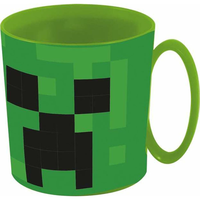 Cană tip Halbă Minecraft Creeper Verde 350 ml polipropilenă