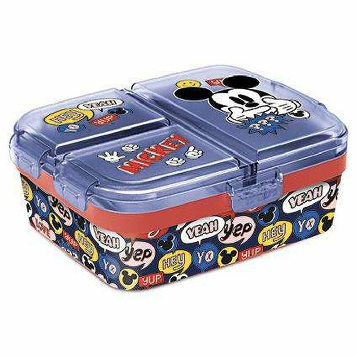 Cutie de Mâncare cu Compartimente Mickey Mouse 50199