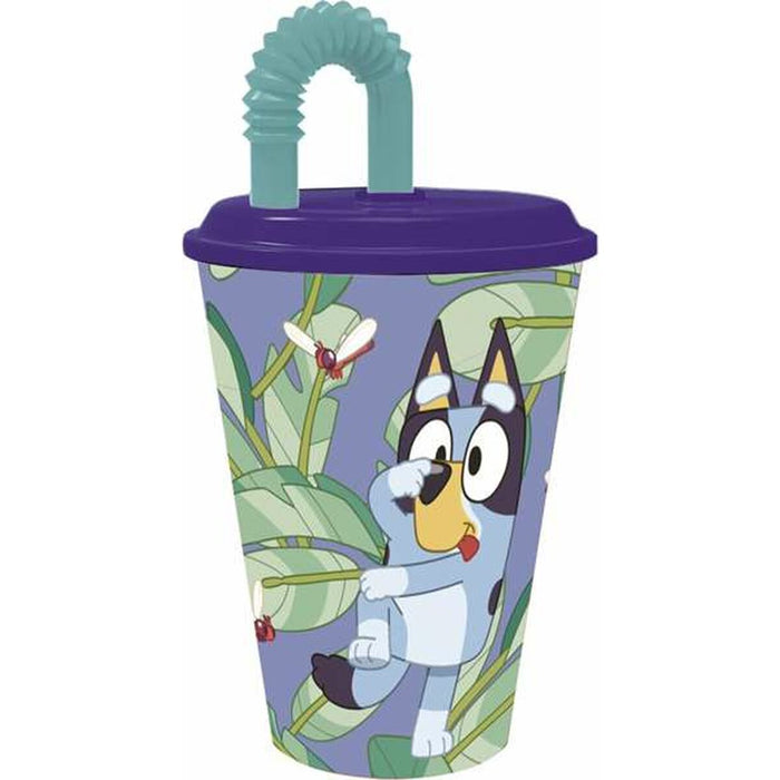 Pahar cu Pai Bluey 430 ml