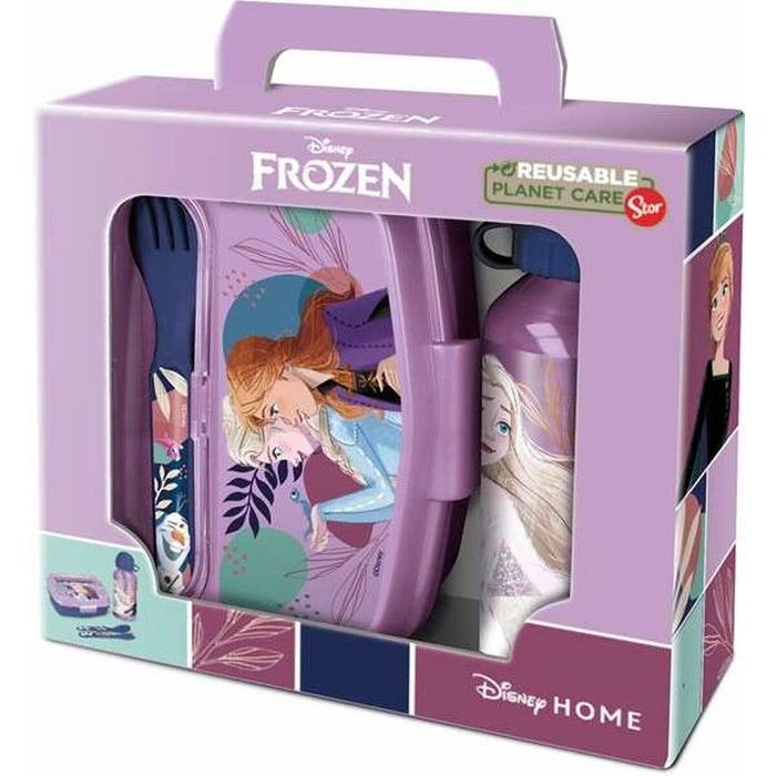 Set de picnic Frozen Trust The Journey 4 Piese Albastru Liliachiu