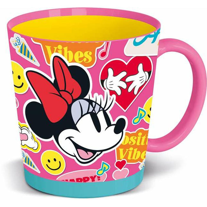 Cană tip Halbă Minnie Mouse Flower Power 410 ml Plastic