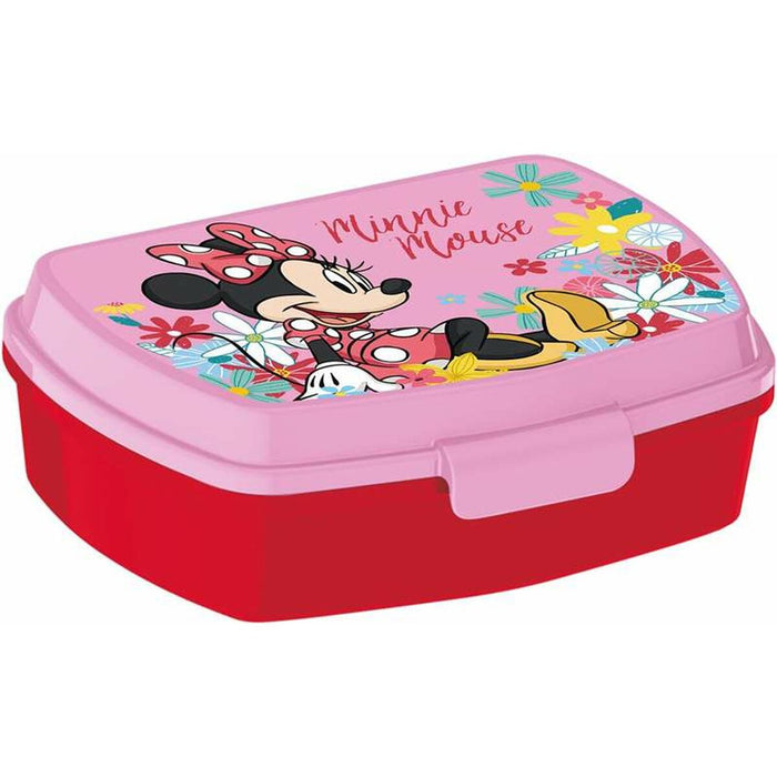 Aparat pentru Sandvișuri Minnie Mouse Spring Look Infantil Dreptunghiular polipropilenă 17 x 14 x 5,6 cm