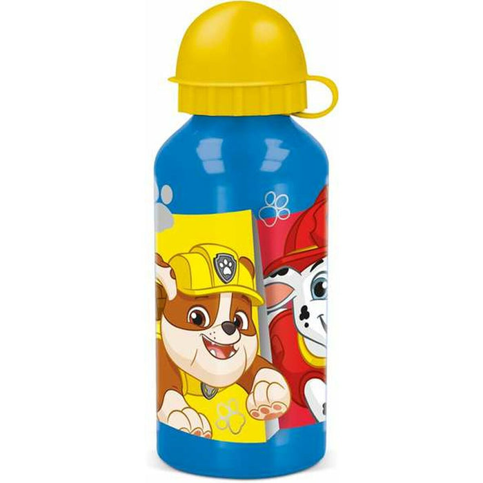 Sticlă (de pus lichide) The Paw Patrol Pup Power 400 ml Infantil Silicon Aluminiu