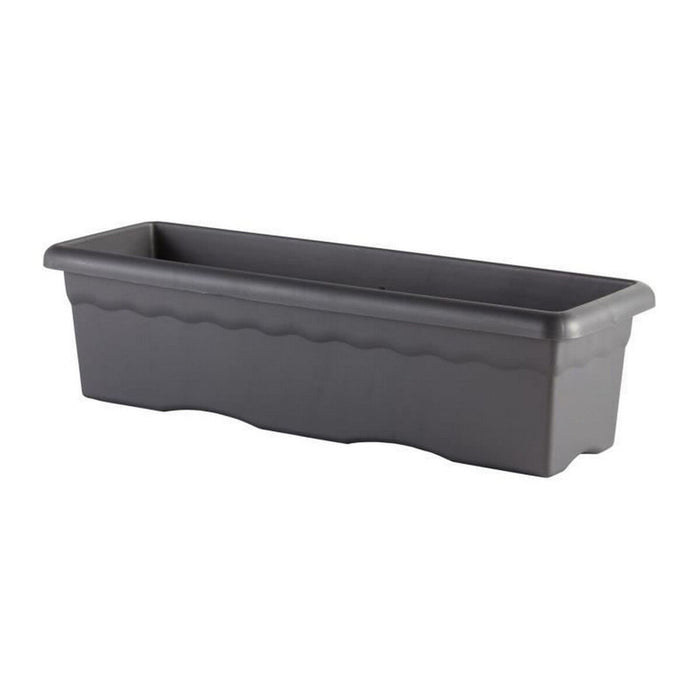 Ghiveci Plastiken Gri Antracit Plastic Dreptunghiular 60 x 33 cm 54 x 27 x 28 cm
