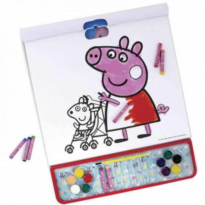 Desene pentru colorat Peppa Pig Autocolante 4-ia-1