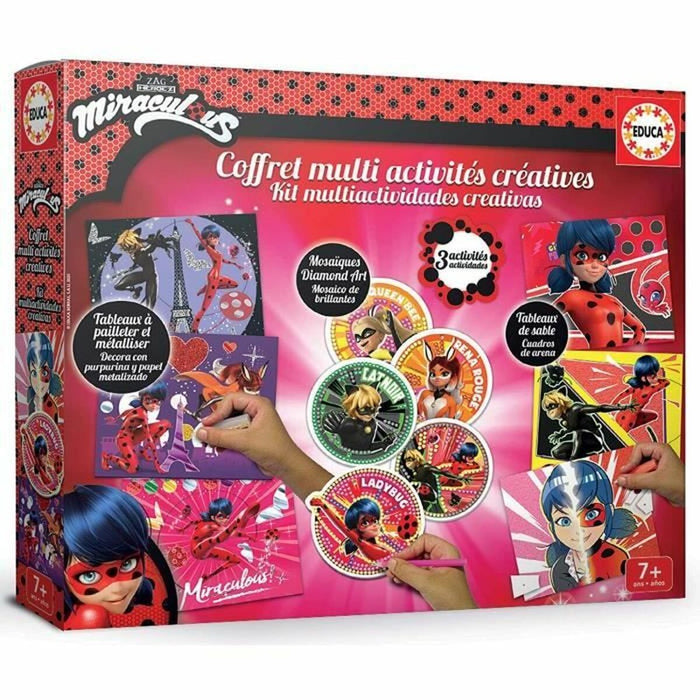 Desene pentru colorat Educa Miraculous Ladybug - 18931 Multicolor