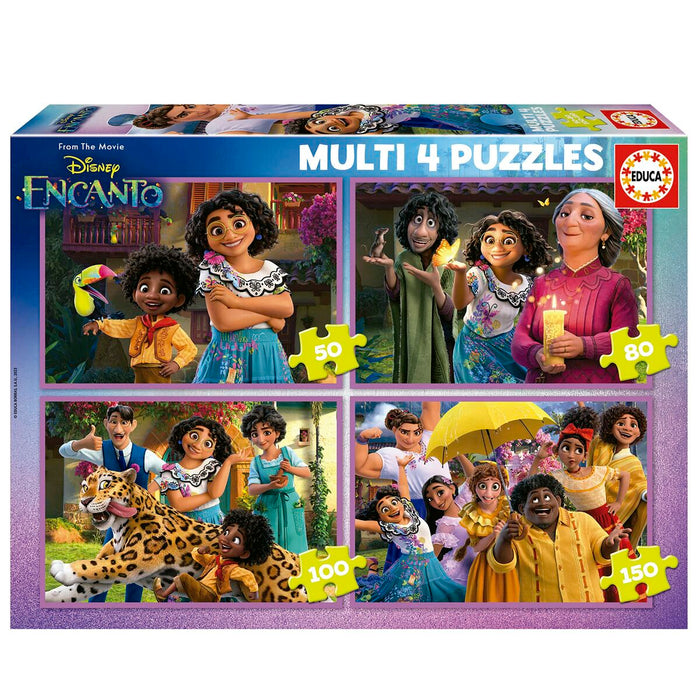 Set de 4 Puzzle-uri Educa Disney