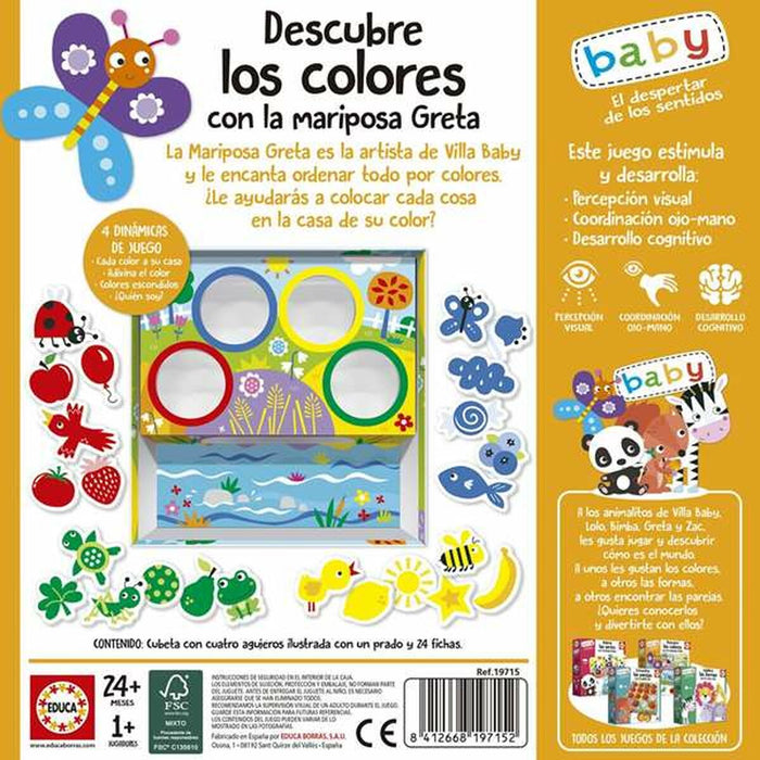 Joc Educativ Educa Descubre los Colores con La Mariposa Greta (ES)