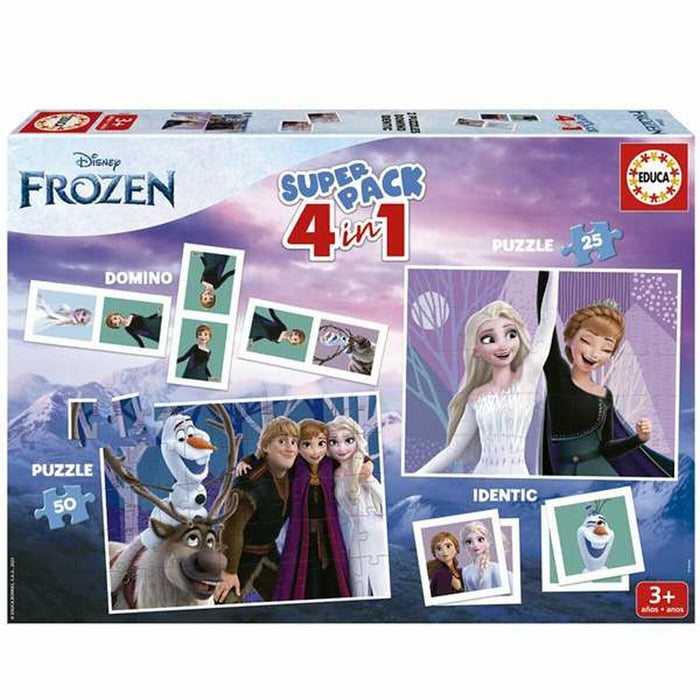 Set de Jocuri de Îndemânare Frozen 4-ia-1