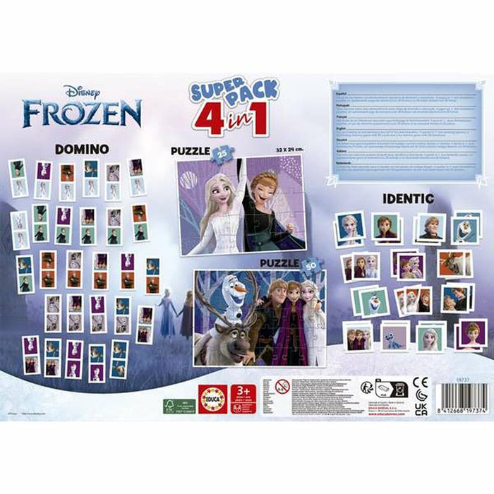 Set de Jocuri de Îndemânare Frozen 4-ia-1