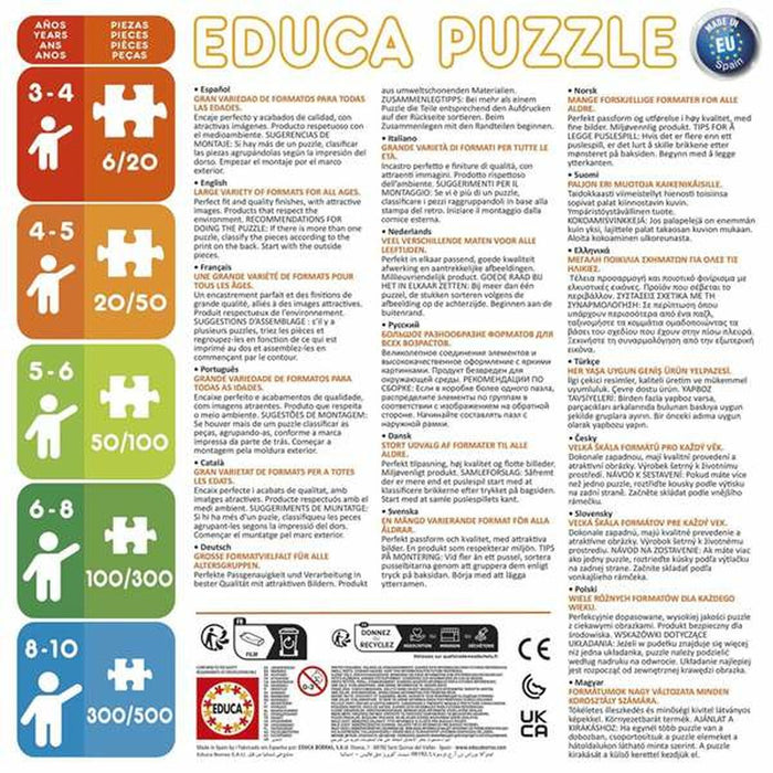 Set de 2 Puzzle-uri Educa Fantasy world 48 Piese