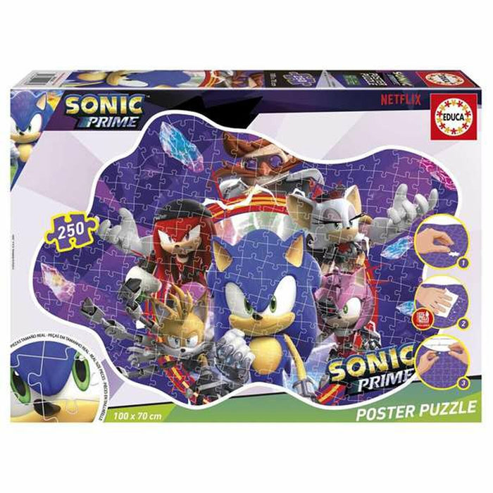 Set de 4 Puzzle-uri Sonic Prime 250 Piese