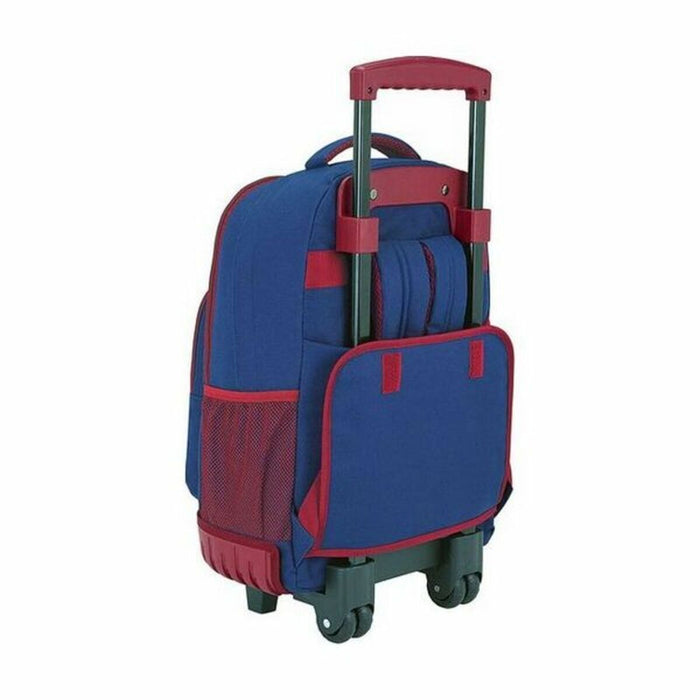 Ghiozdan cu Roți Compact Levante U.D. 611820818 Albastru Giliai raudona (32 x 45 x 21 cm)