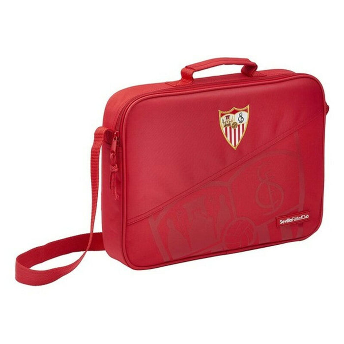 ghiozdan de școală Sevilla Fútbol Club Roșu (38 x 28 x 6 cm)
