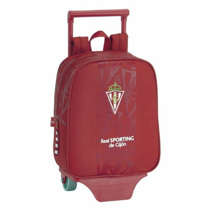 Ghiozdan cu Roți 805 Real Sporting de Gijón 611972280 Roșu