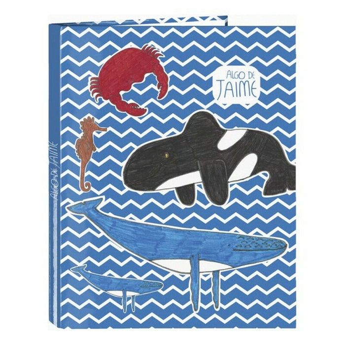 Biblioraft Algo de Jaime Ocean A4 (26.5 x 33 x 4 cm)