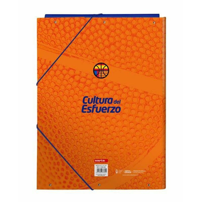 Dosar Valencia Basket M068 Albastru Portocaliu A4