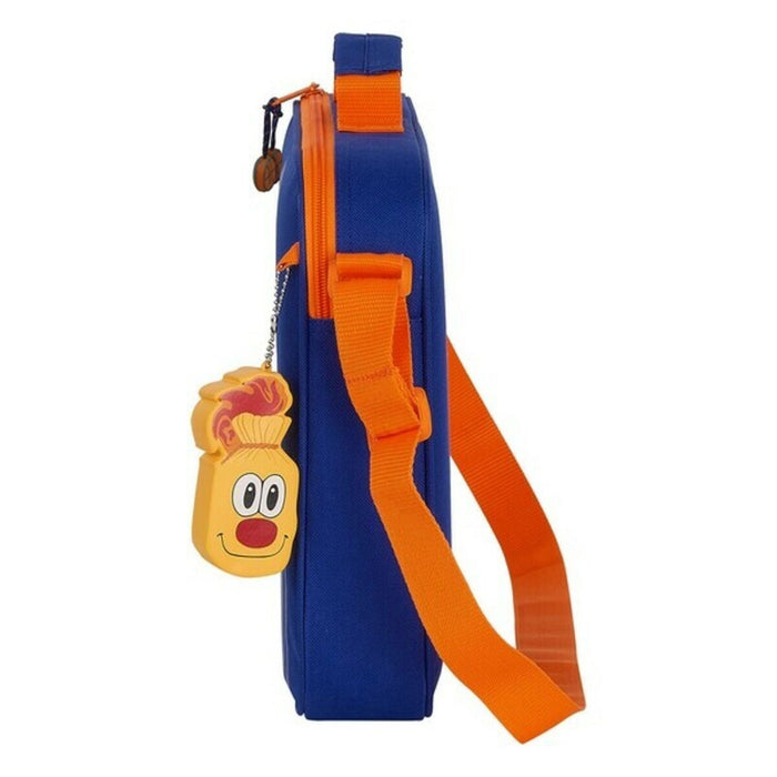 ghiozdan de școală Valencia Basket Albastru Portocaliu (38 x 28 x 6 cm)