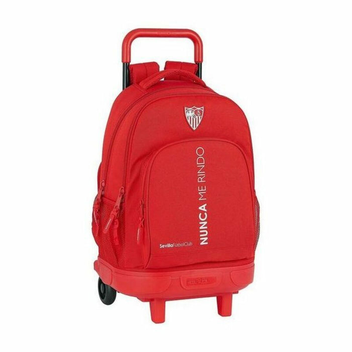 Ghiozdan cu Roți Compact Sevilla Fútbol Club M918 Roșu (33 x 45 x 22 cm)