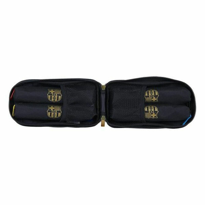 Cutie pentru creioane F.C. Barcelona M847 Negru 12 x 23 x 5 cm