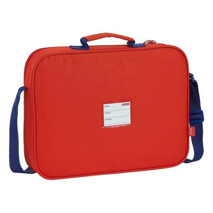 ghiozdan de școală Atlético Madrid Roșu Albastru Alb (38 x 28 x 6 cm)