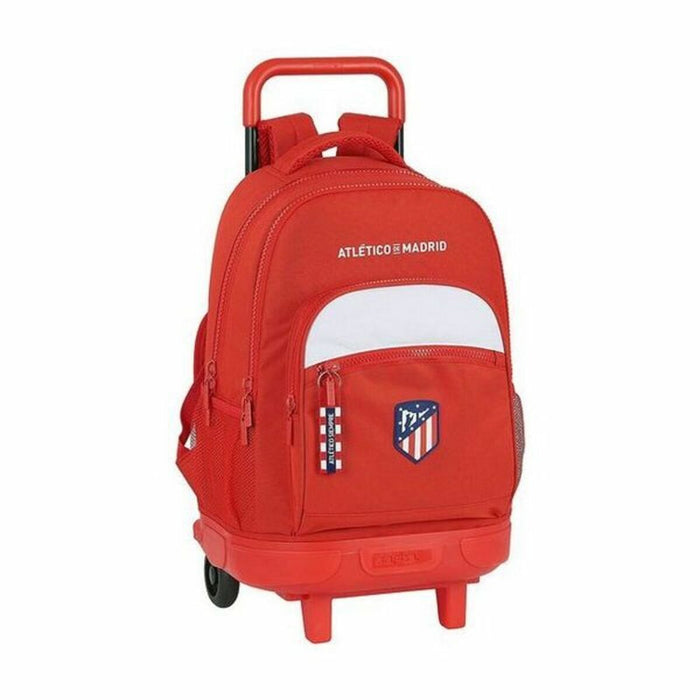 Ghiozdan cu Roți Compact Atlético Madrid M918 Roșu Alb (33 x 45 x 22 cm)