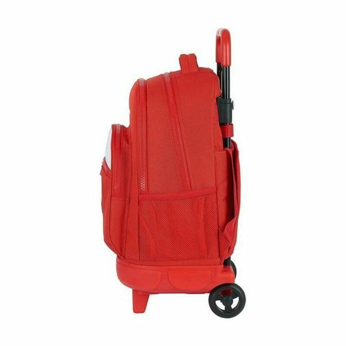 Ghiozdan cu Roți Compact Atlético Madrid M918 Roșu Alb (33 x 45 x 22 cm)