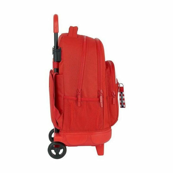 Ghiozdan cu Roți Compact Atlético Madrid M918 Roșu Alb (33 x 45 x 22 cm)