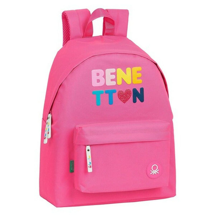 Ghiozdan Benetton Heart Roz