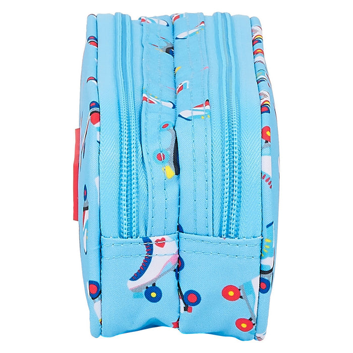 Penar dublu Rollers Moos M513 Albastru deschis Multicolor (21 x 8 x 6 cm)