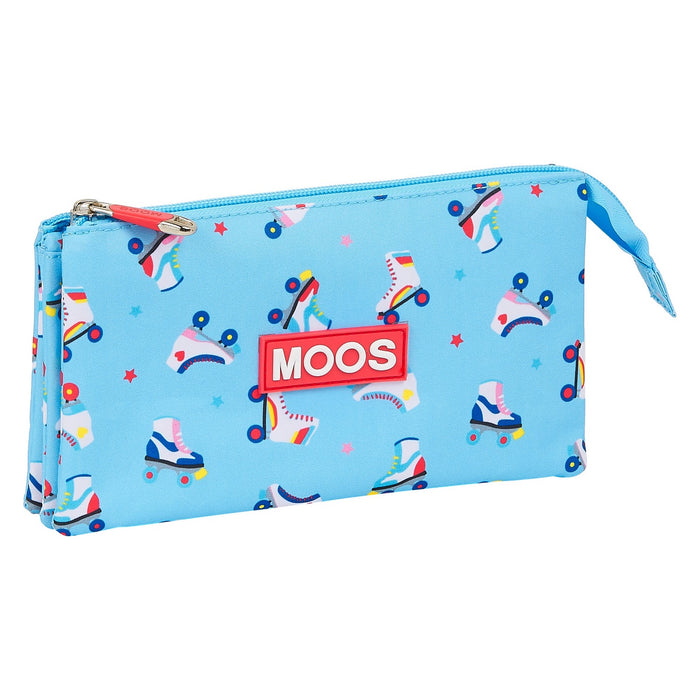 Penar triplu Rollers Moos M744 Albastru deschis Multicolor (22 x 12 x 3 cm)