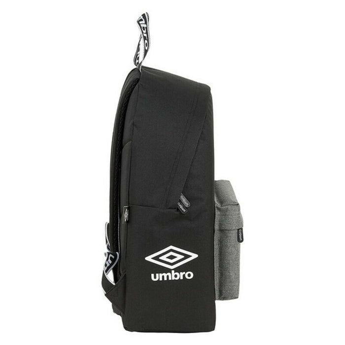 Ghiozdan Umbro Negru Gri