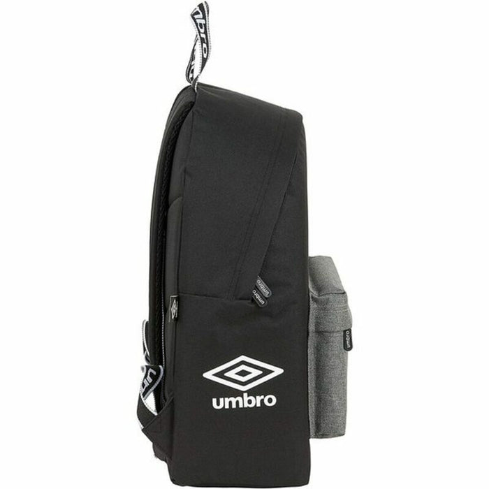 Ghiozdan Umbro Negru Gri